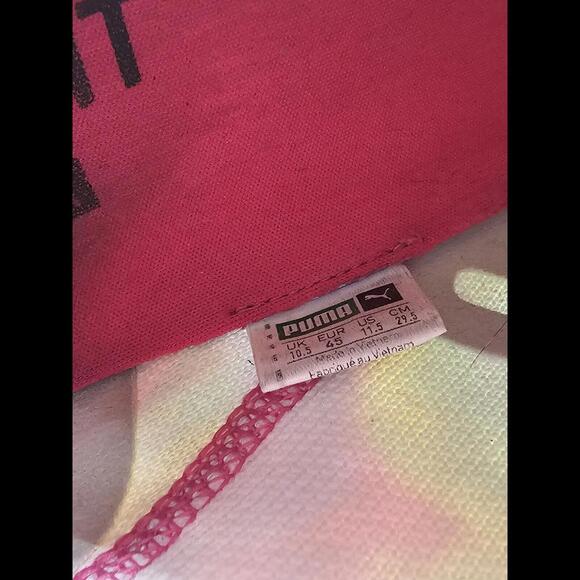 Puma Avid Evoknit Haze Tie-Dye Sneakers Men's Size 11.5 (Pink/Multicolored) - Picture 8 of 8